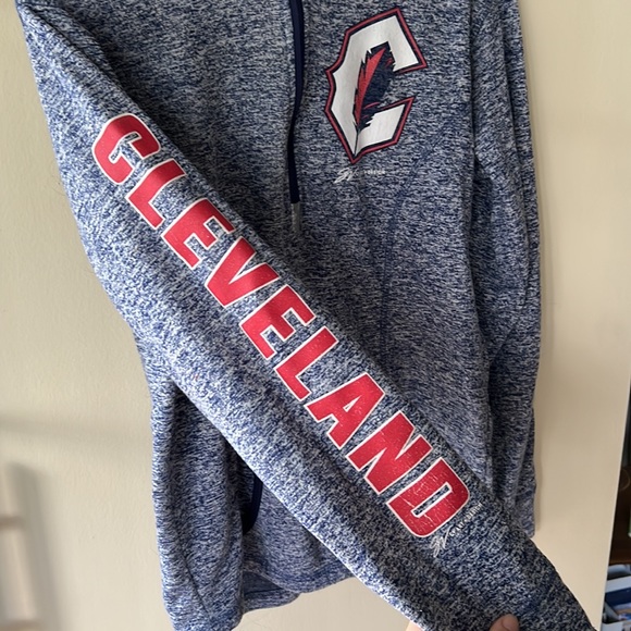 Cleveland Indians Quarter Zip size M Cleveland Guardians baseball - Picture 2 of 7